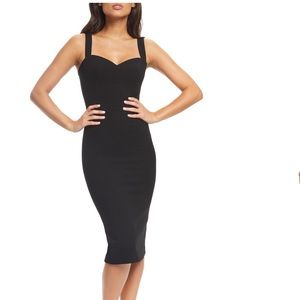 Dress the population Nicole sweetheart neck